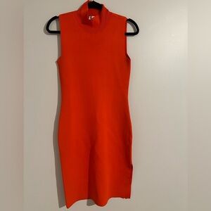 House of Harlow 1960 Bold Orange Midi Dress- Size Small
